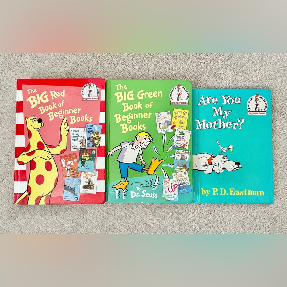 Dr. Seuss bundle. The big red green book of beginner books, Are you my mother?